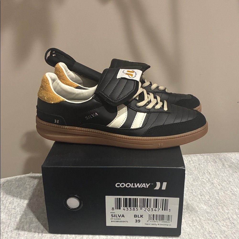NWT Coolway Silva Black Coffee Shoes Size EU 39/US W8